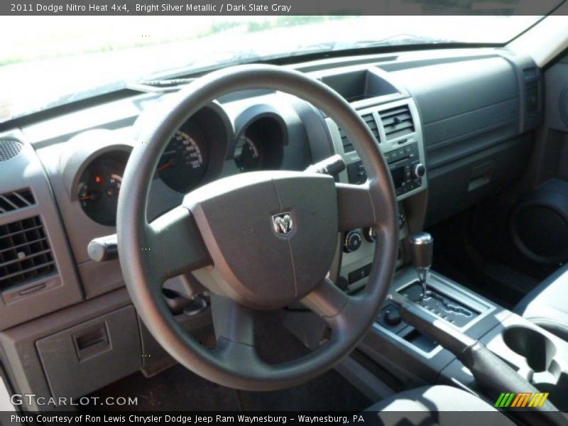 Bright Silver Metallic / Dark Slate Gray 2011 Dodge Nitro Heat 4x4