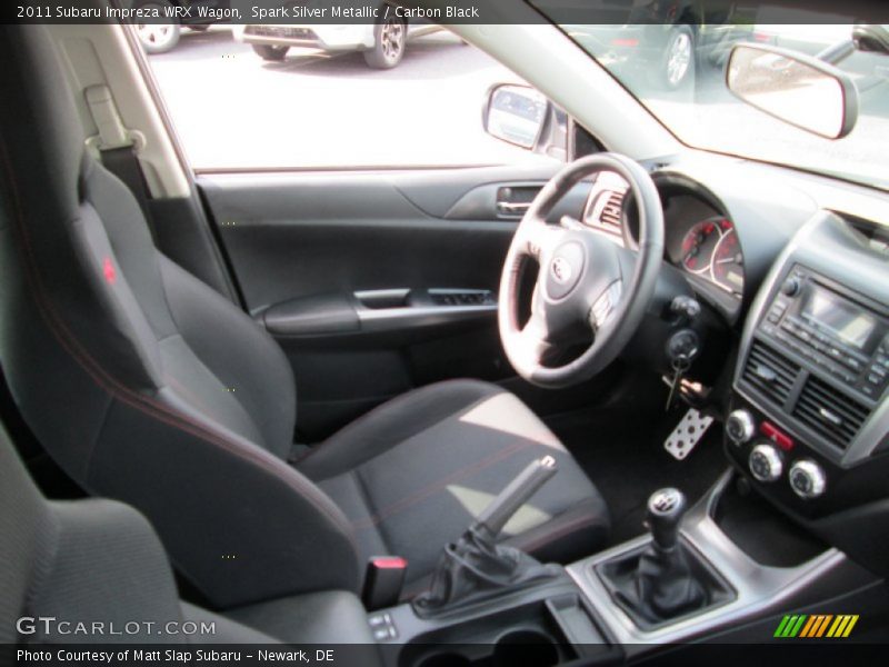 Spark Silver Metallic / Carbon Black 2011 Subaru Impreza WRX Wagon