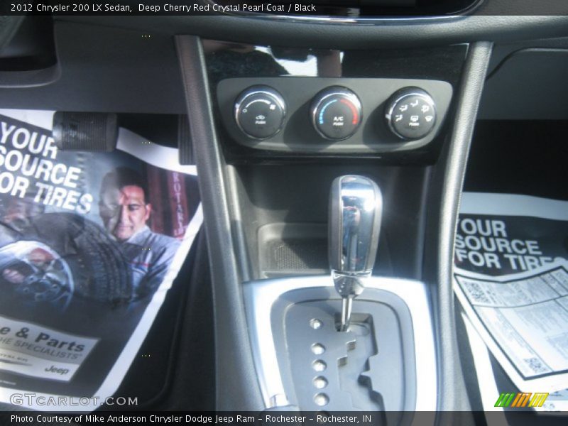 Deep Cherry Red Crystal Pearl Coat / Black 2012 Chrysler 200 LX Sedan