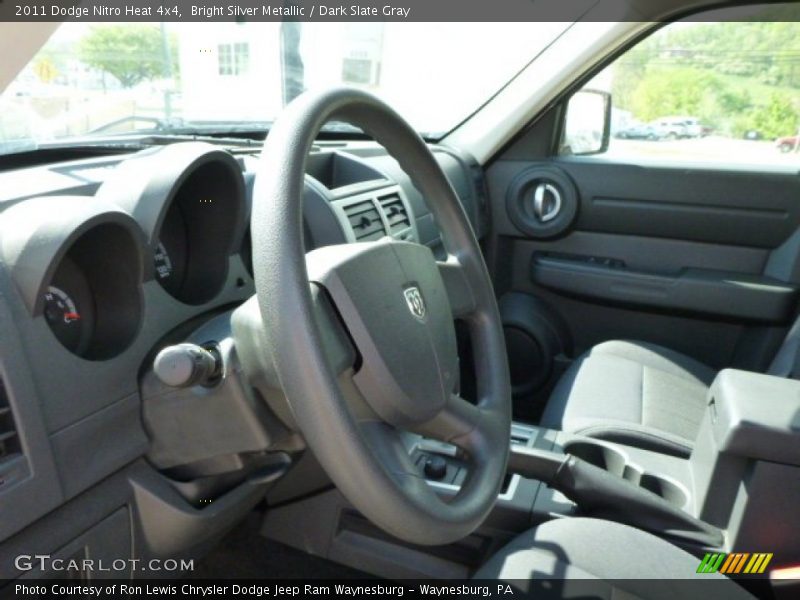 Bright Silver Metallic / Dark Slate Gray 2011 Dodge Nitro Heat 4x4