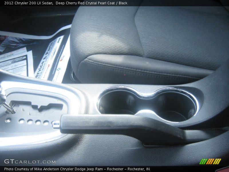 Deep Cherry Red Crystal Pearl Coat / Black 2012 Chrysler 200 LX Sedan