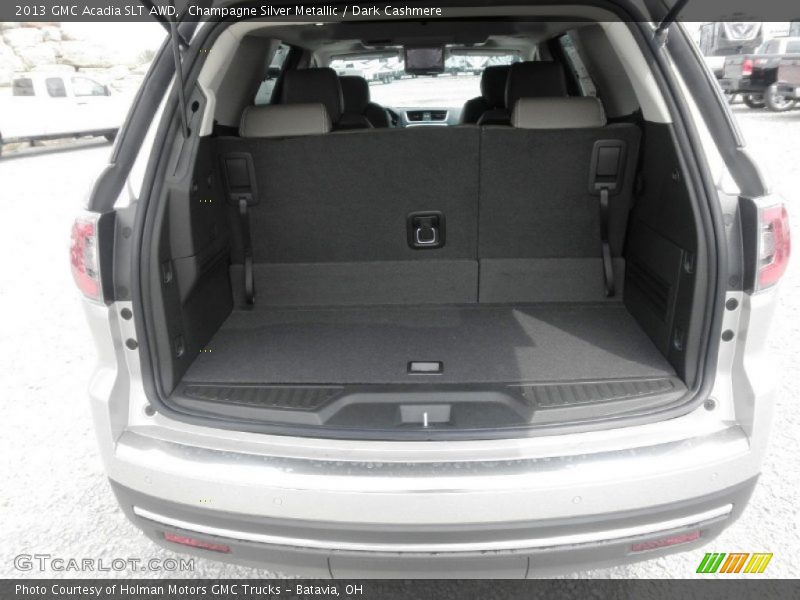 Champagne Silver Metallic / Dark Cashmere 2013 GMC Acadia SLT AWD