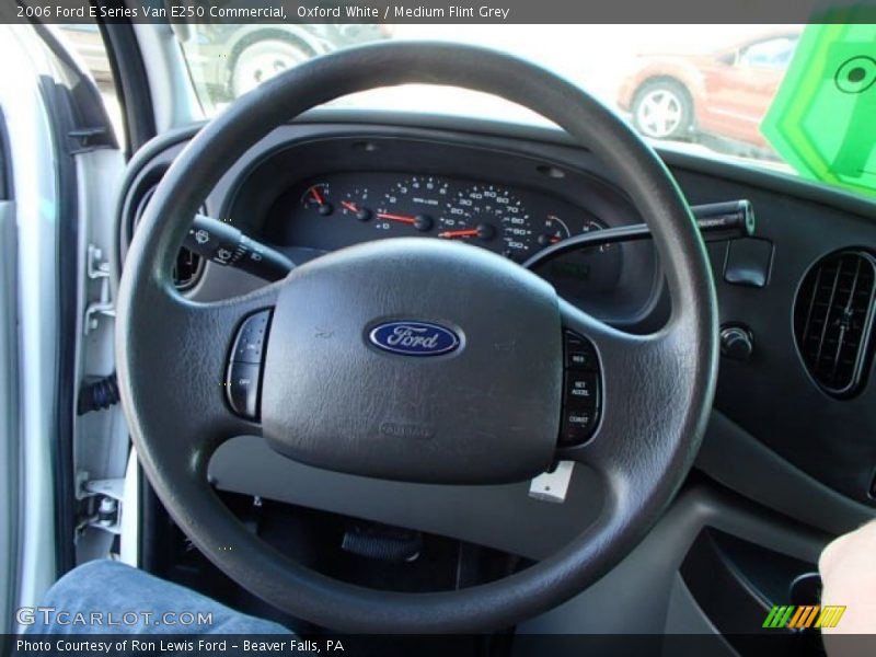Oxford White / Medium Flint Grey 2006 Ford E Series Van E250 Commercial
