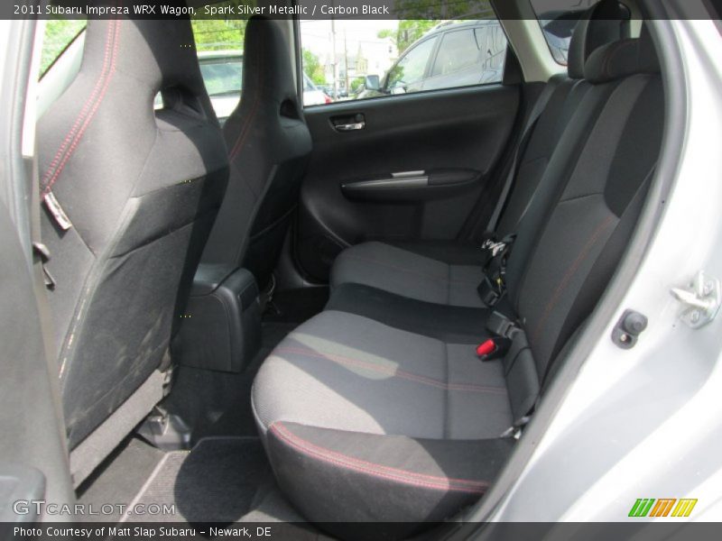 Rear Seat of 2011 Impreza WRX Wagon