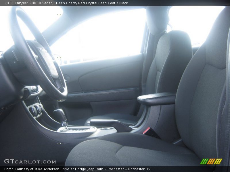Deep Cherry Red Crystal Pearl Coat / Black 2012 Chrysler 200 LX Sedan