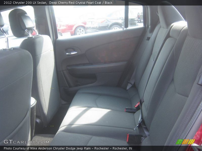 Deep Cherry Red Crystal Pearl Coat / Black 2012 Chrysler 200 LX Sedan