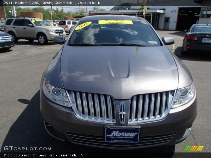 Sterling Gray Metallic / Charcoal Black 2011 Lincoln MKS AWD