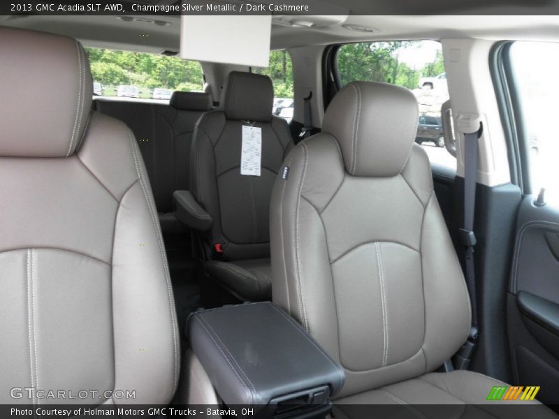 Champagne Silver Metallic / Dark Cashmere 2013 GMC Acadia SLT AWD