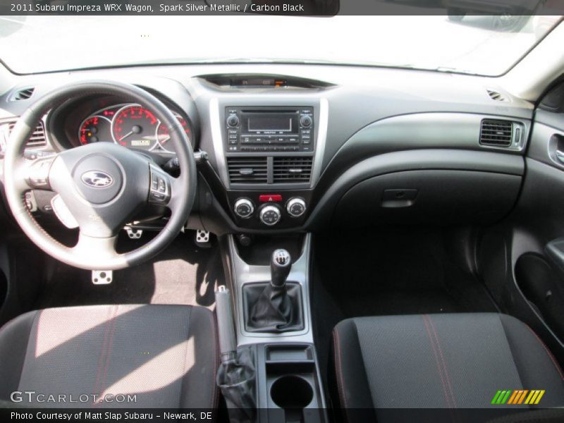 Spark Silver Metallic / Carbon Black 2011 Subaru Impreza WRX Wagon