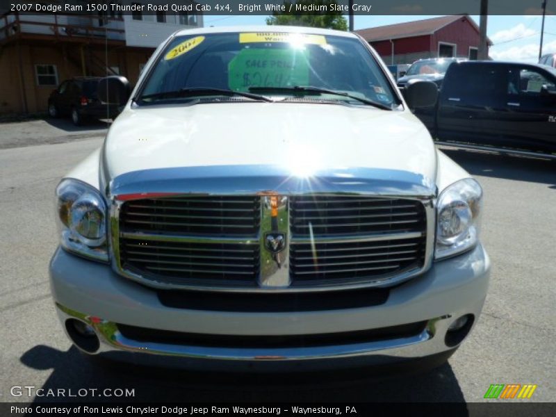 Bright White / Medium Slate Gray 2007 Dodge Ram 1500 Thunder Road Quad Cab 4x4