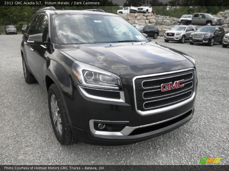 Iridium Metallic / Dark Cashmere 2013 GMC Acadia SLT