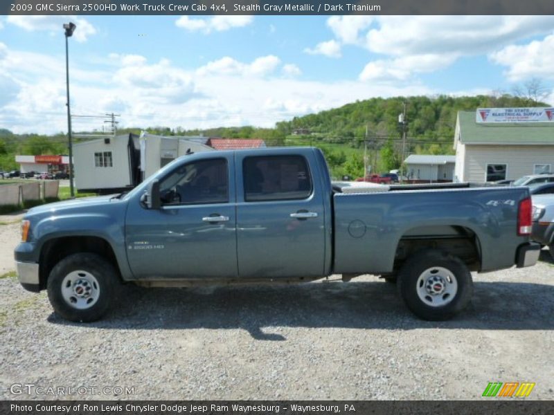 Stealth Gray Metallic / Dark Titanium 2009 GMC Sierra 2500HD Work Truck Crew Cab 4x4