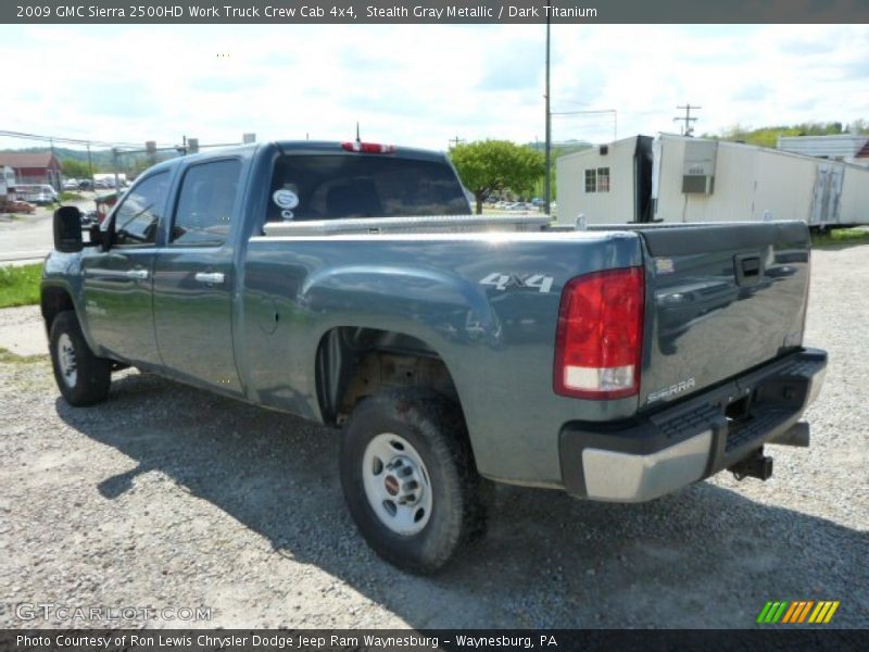 Stealth Gray Metallic / Dark Titanium 2009 GMC Sierra 2500HD Work Truck Crew Cab 4x4
