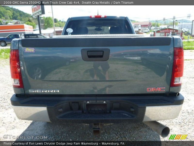 Stealth Gray Metallic / Dark Titanium 2009 GMC Sierra 2500HD Work Truck Crew Cab 4x4