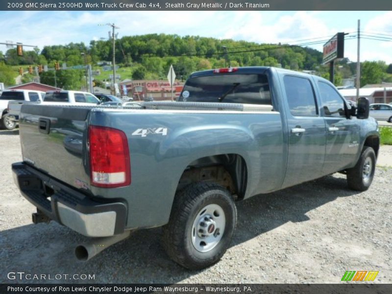 Stealth Gray Metallic / Dark Titanium 2009 GMC Sierra 2500HD Work Truck Crew Cab 4x4