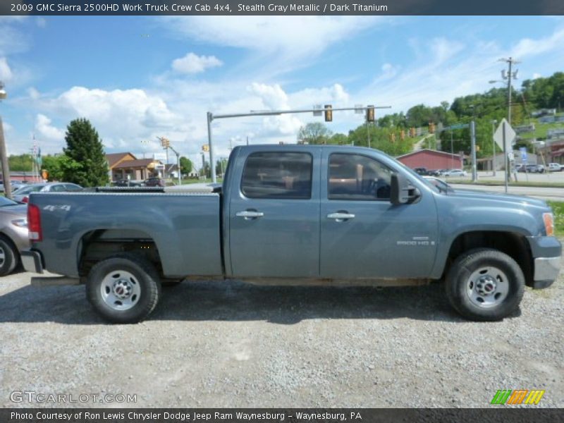 Stealth Gray Metallic / Dark Titanium 2009 GMC Sierra 2500HD Work Truck Crew Cab 4x4