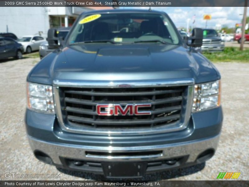 Stealth Gray Metallic / Dark Titanium 2009 GMC Sierra 2500HD Work Truck Crew Cab 4x4