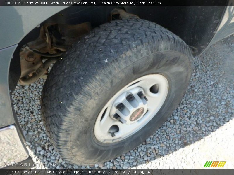 Stealth Gray Metallic / Dark Titanium 2009 GMC Sierra 2500HD Work Truck Crew Cab 4x4