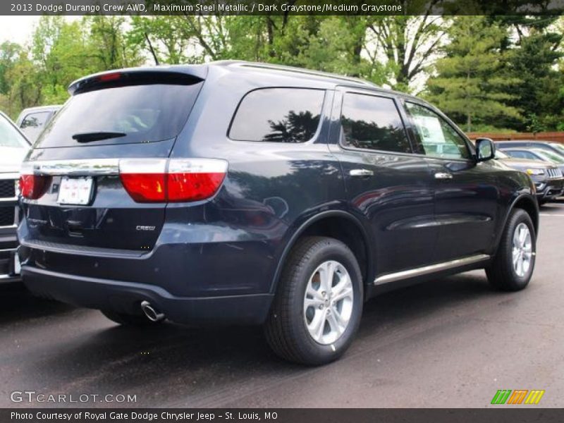 Maximum Steel Metallic / Dark Graystone/Medium Graystone 2013 Dodge Durango Crew AWD