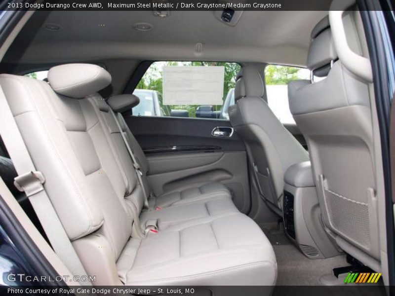 Rear Seat of 2013 Durango Crew AWD