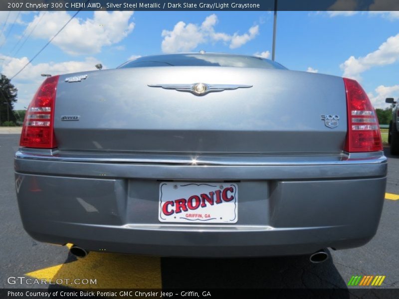 Silver Steel Metallic / Dark Slate Gray/Light Graystone 2007 Chrysler 300 C HEMI AWD