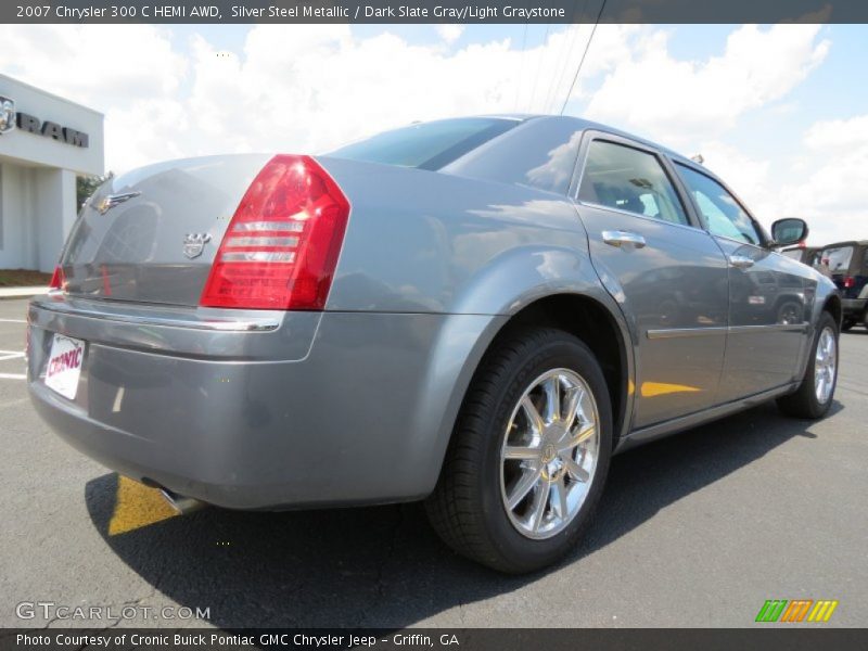 Silver Steel Metallic / Dark Slate Gray/Light Graystone 2007 Chrysler 300 C HEMI AWD