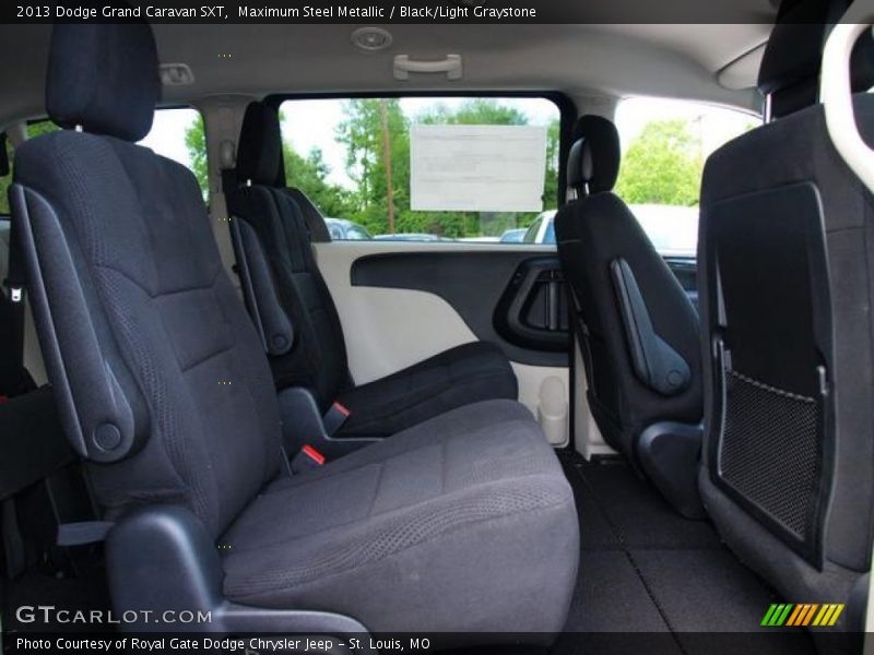 Maximum Steel Metallic / Black/Light Graystone 2013 Dodge Grand Caravan SXT