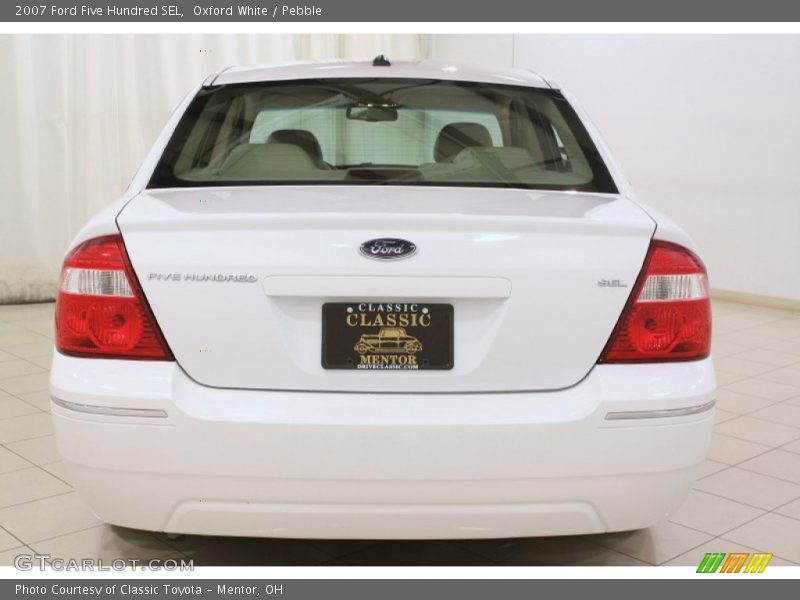 Oxford White / Pebble 2007 Ford Five Hundred SEL
