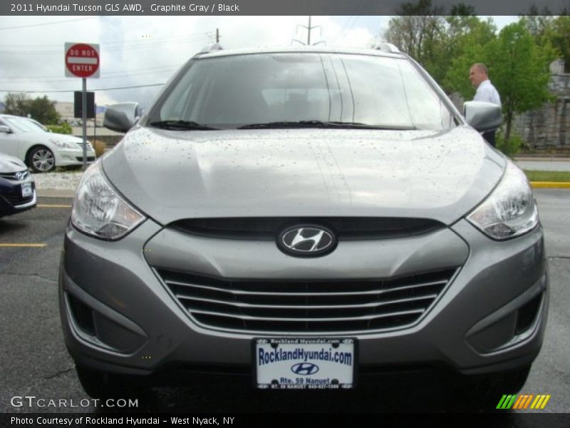 Graphite Gray / Black 2011 Hyundai Tucson GLS AWD