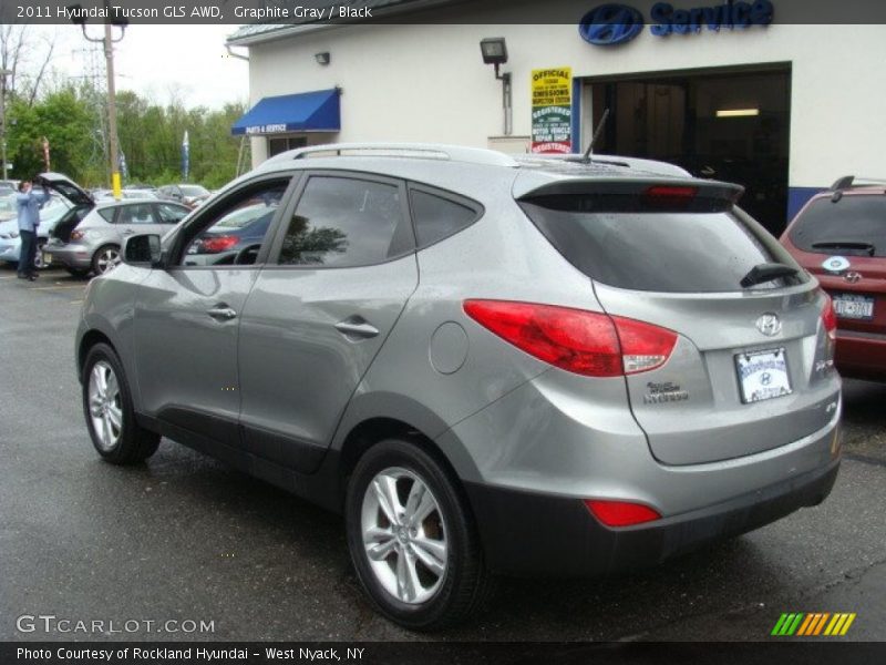 Graphite Gray / Black 2011 Hyundai Tucson GLS AWD