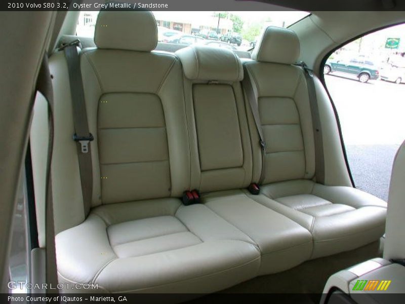 Rear Seat of 2010 S80 3.2