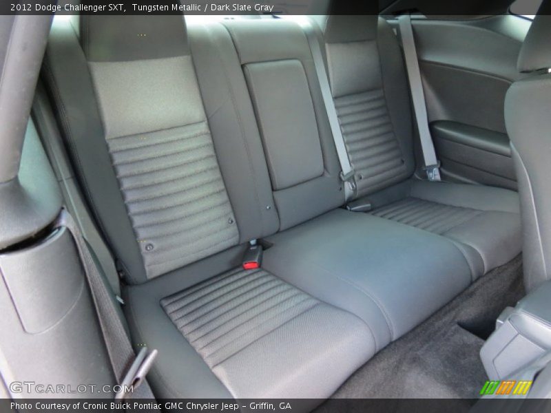 Rear Seat of 2012 Challenger SXT
