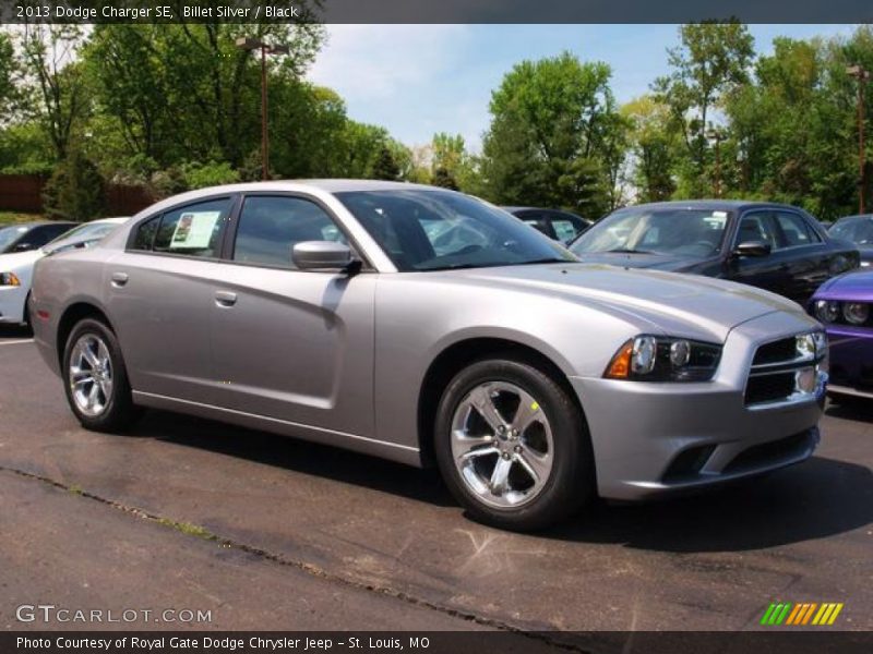 Billet Silver / Black 2013 Dodge Charger SE