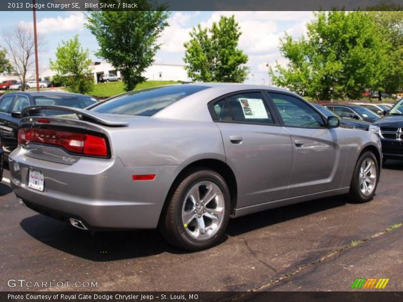 Billet Silver / Black 2013 Dodge Charger SE
