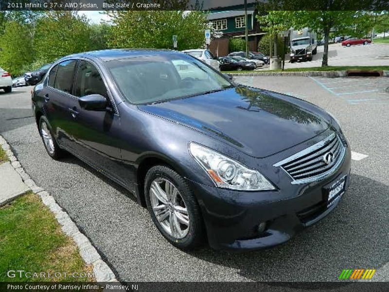 Blue Slate / Graphite 2011 Infiniti G 37 x AWD Sedan
