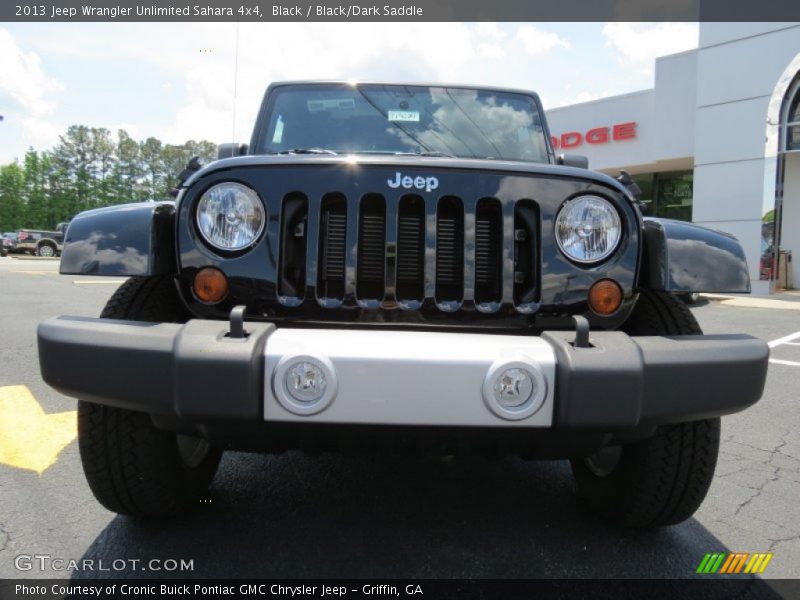 Black / Black/Dark Saddle 2013 Jeep Wrangler Unlimited Sahara 4x4