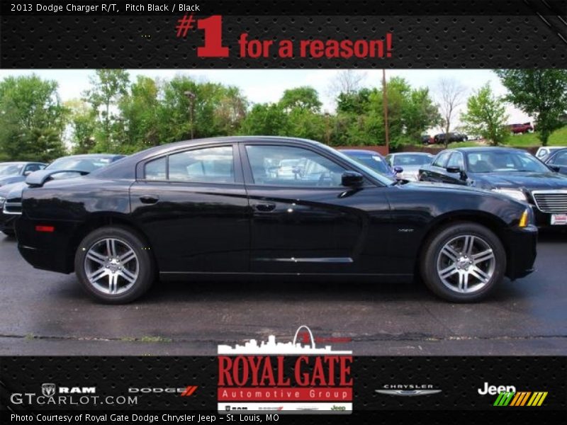 Pitch Black / Black 2013 Dodge Charger R/T