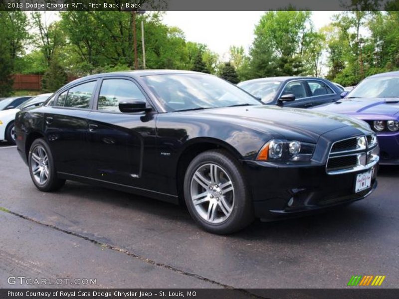 Pitch Black / Black 2013 Dodge Charger R/T