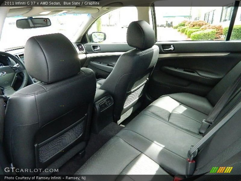 Rear Seat of 2011 G 37 x AWD Sedan