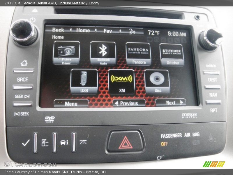 Iridium Metallic / Ebony 2013 GMC Acadia Denali AWD