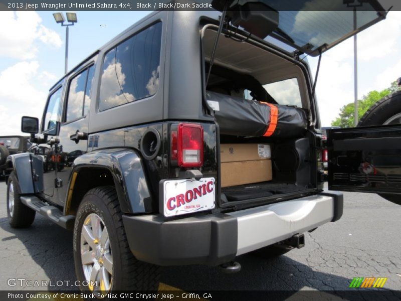 Black / Black/Dark Saddle 2013 Jeep Wrangler Unlimited Sahara 4x4