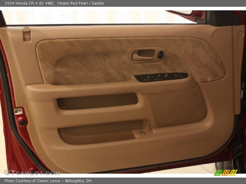 Chianti Red Pearl / Saddle 2004 Honda CR-V EX 4WD