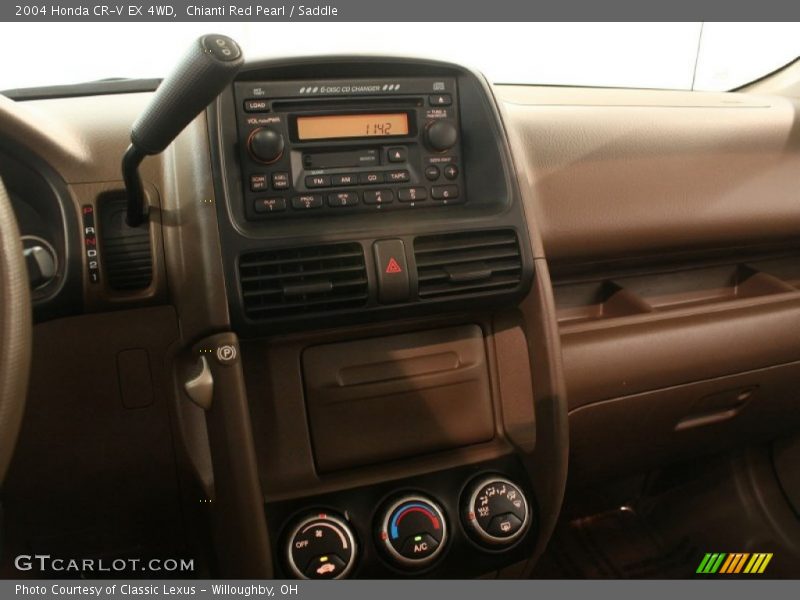 Chianti Red Pearl / Saddle 2004 Honda CR-V EX 4WD