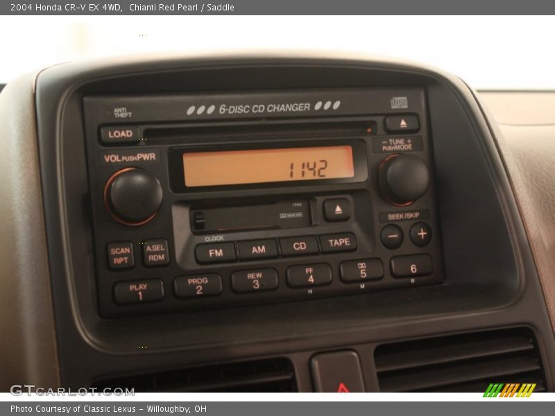 Chianti Red Pearl / Saddle 2004 Honda CR-V EX 4WD