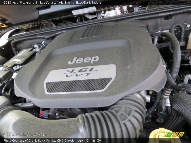 Black / Black/Dark Saddle 2013 Jeep Wrangler Unlimited Sahara 4x4