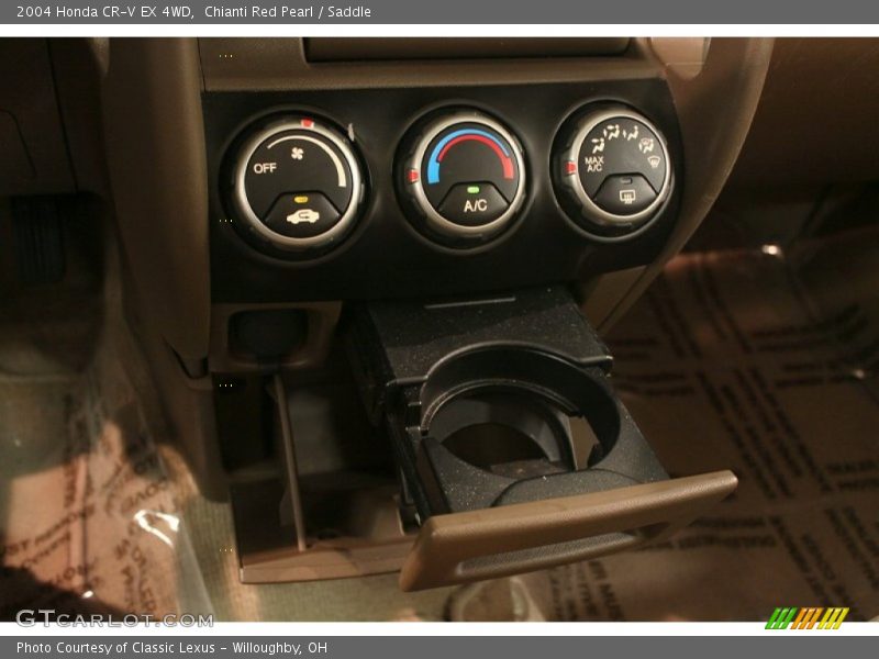 Chianti Red Pearl / Saddle 2004 Honda CR-V EX 4WD