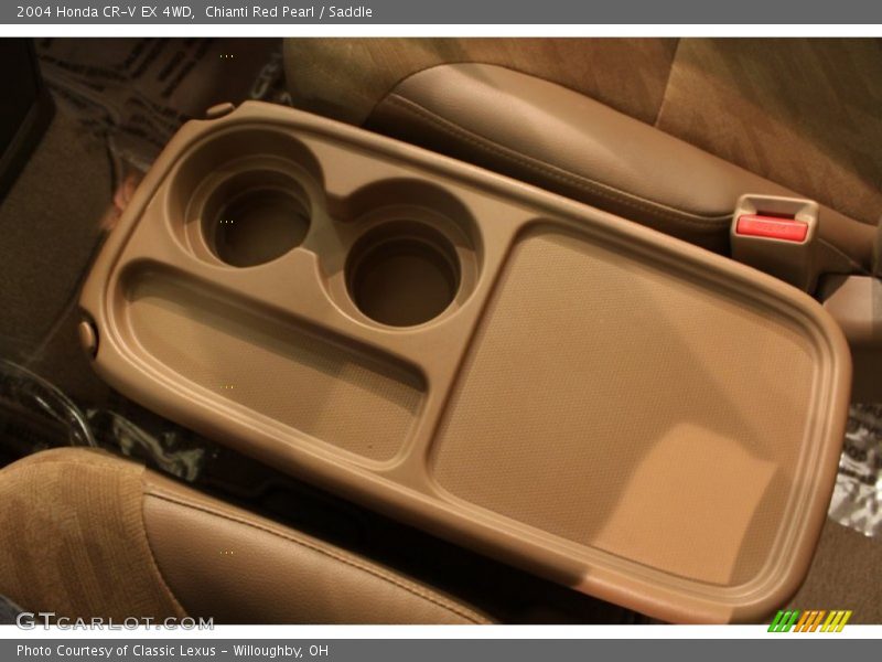 Chianti Red Pearl / Saddle 2004 Honda CR-V EX 4WD