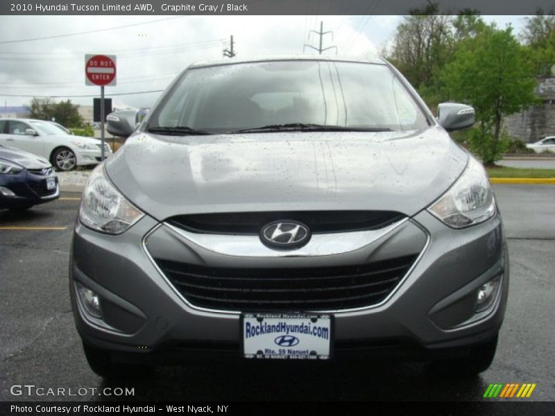 Graphite Gray / Black 2010 Hyundai Tucson Limited AWD