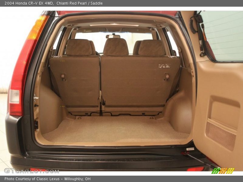 Chianti Red Pearl / Saddle 2004 Honda CR-V EX 4WD