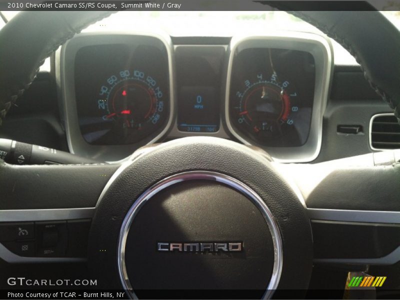 Summit White / Gray 2010 Chevrolet Camaro SS/RS Coupe
